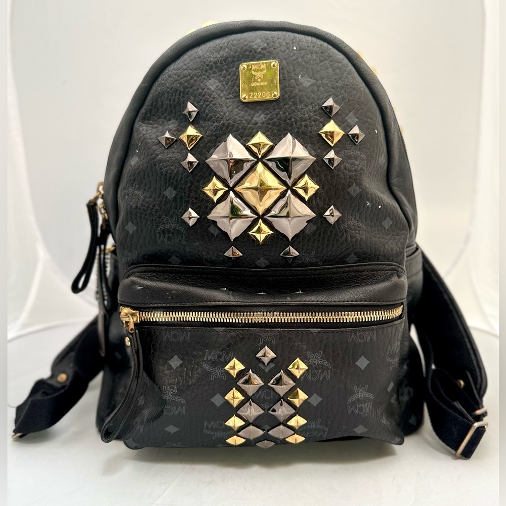 MCM Stark M Studded Backpack